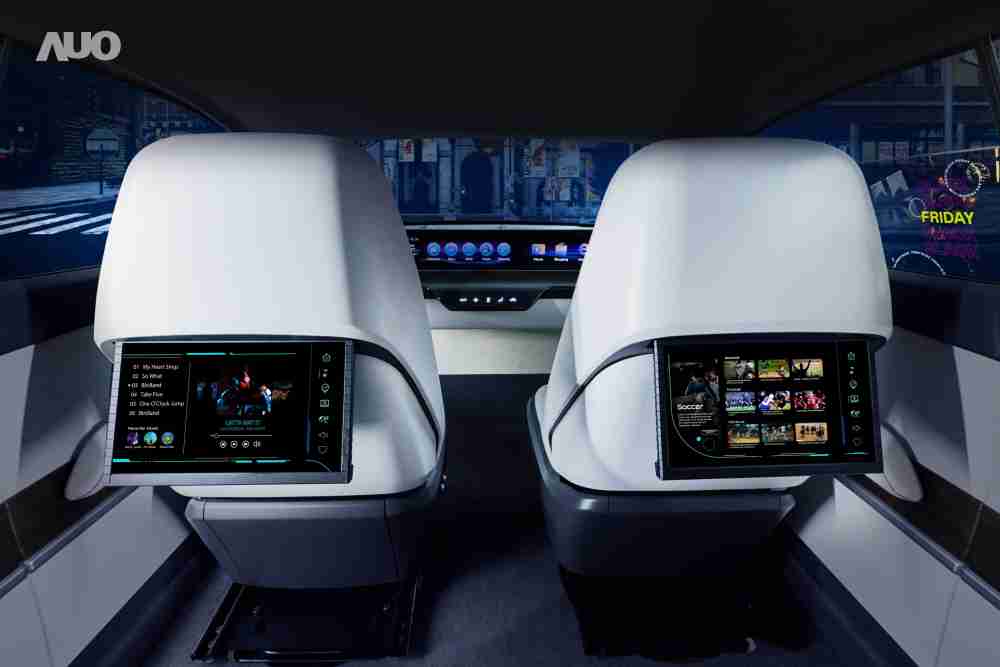 龙门国际新一代Smart Cockpit 2024，，，，以Micro LED先进显示技术优势，，，创建〝可卷式后座娱乐显示器〞，，仅在互动时才显示出所需画面及信息，，，扩充更丰富的娱乐和交互信息服务，，获国际奖项荣耀